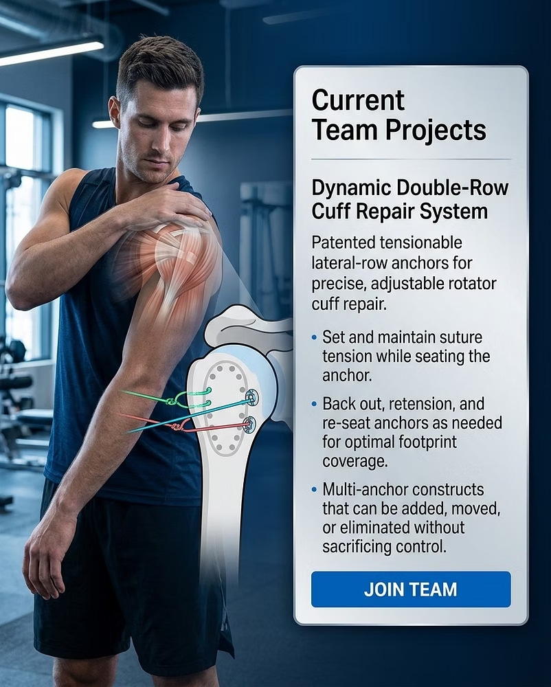 Dynamic Double-Row Cuff Repair System